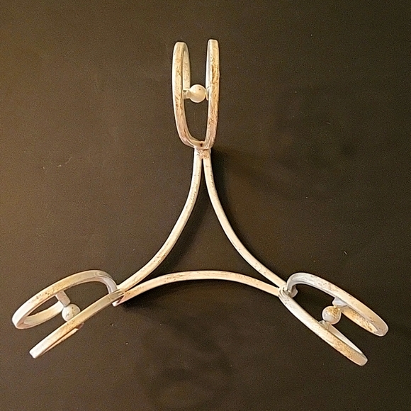 NEW Glass & Metal Floating Candle Bowl/Centerpiece, Distressed, 7" tall, BONUS! - Picture 9 of 14